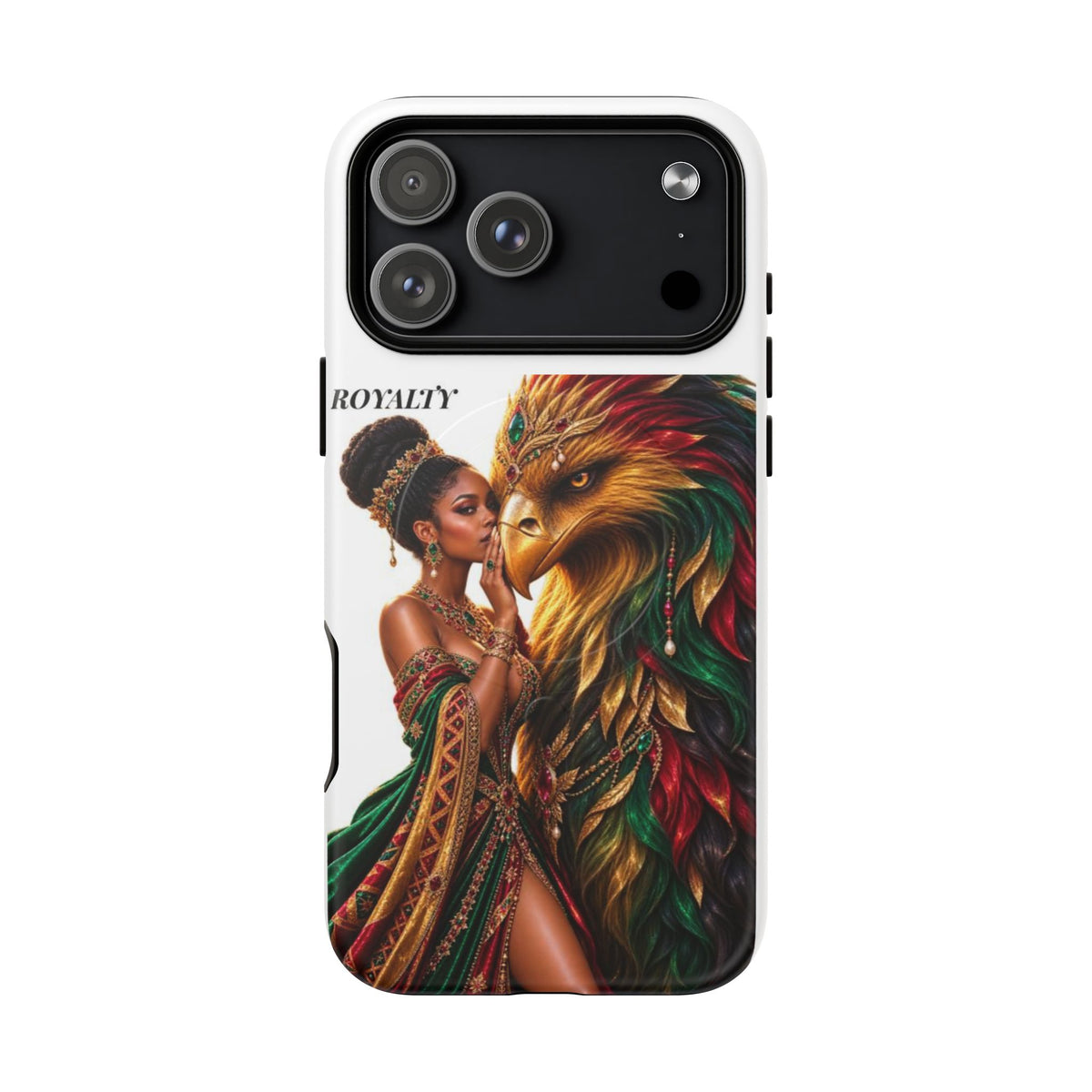 Royalty Phone Case — African Queen & Gryphon Art Tough Magnetic Case
