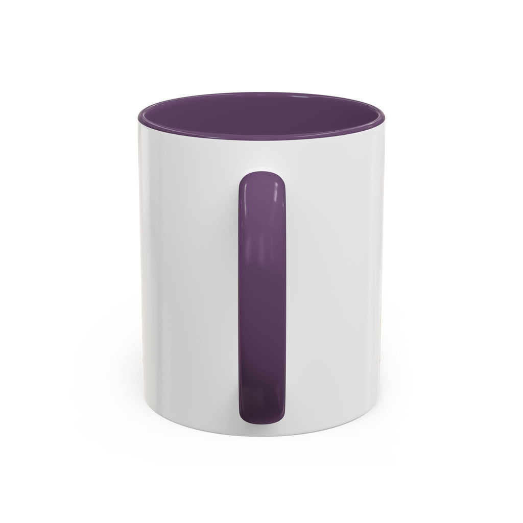 Branded Accent Coffee Mug — Elegant Mountain Logo 11/15oz