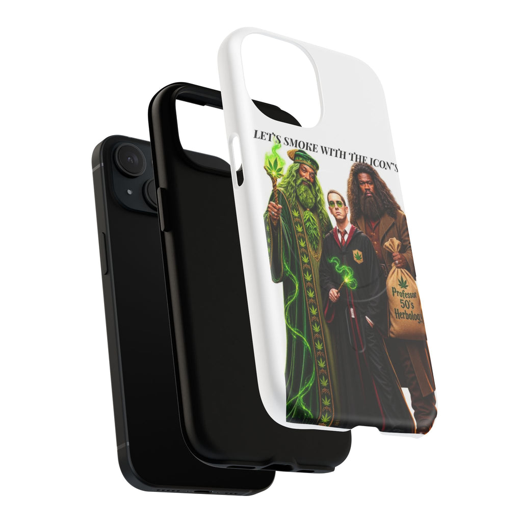 Phone Case — "Let's Smoke With The Icons" Wizard & Herbology Design