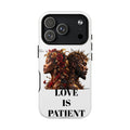Phone Case — "Love Is Patient" Dual Portrait Magnetic Tough Case