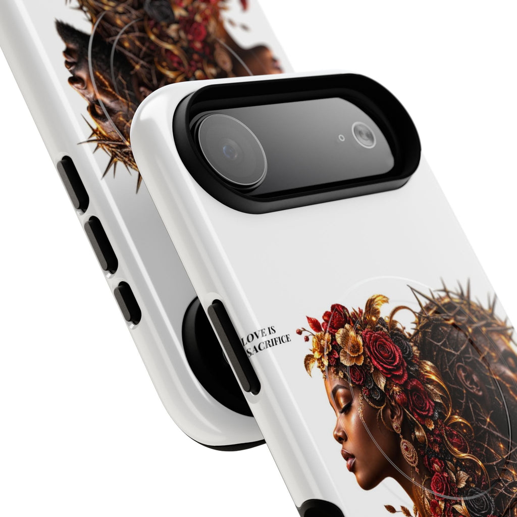 Phone Case — "Love Is Patient" Dual Portrait Magnetic Tough Case