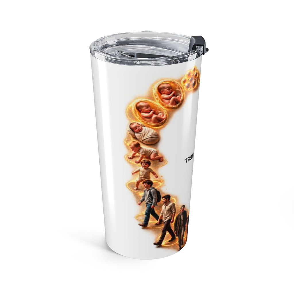20oz Memorial Photo Tumbler — "From Birth to Rest" Keepsake Travel Cup