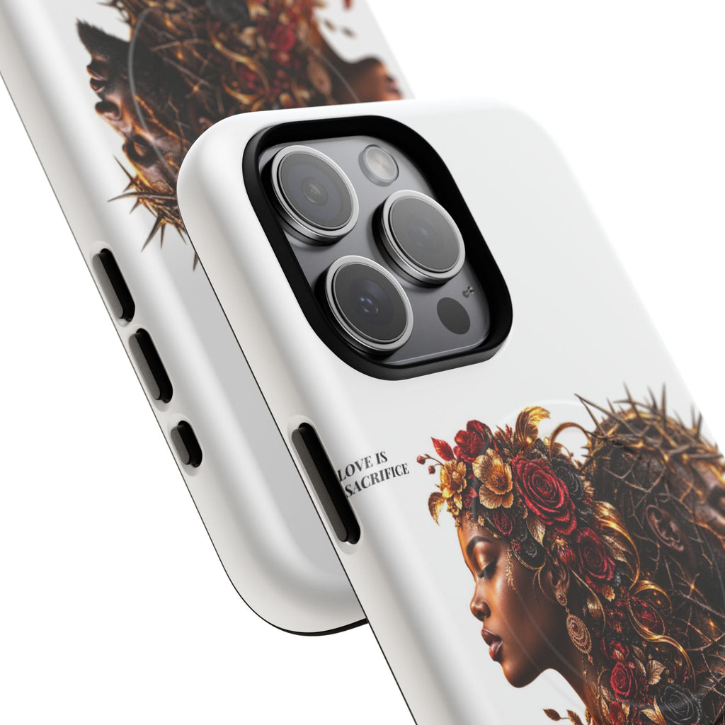 Phone Case — "Love Is Patient" Dual Portrait Magnetic Tough Case