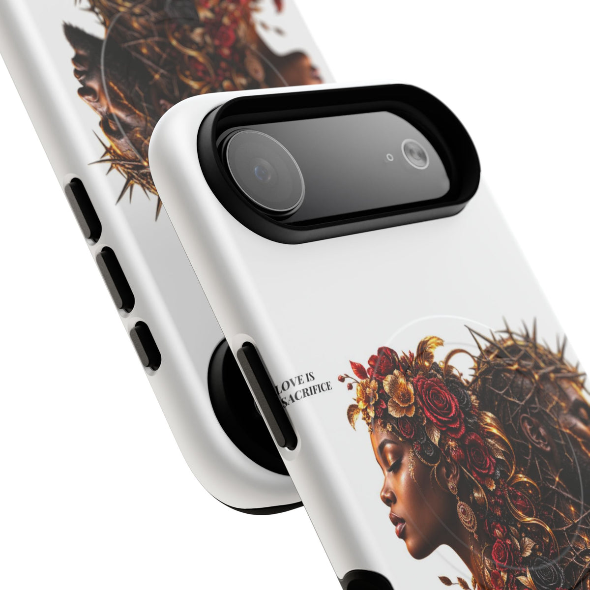 Phone Case — "Love Is Patient" Dual Portrait Magnetic Tough Case