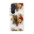 Phone Case — Floral Brain Illustration Protective Cover