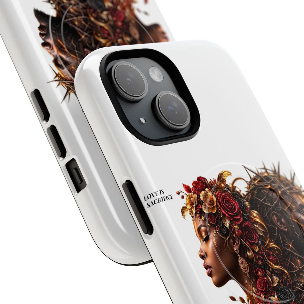 Phone Case — "Love Is Patient" Dual Portrait Magnetic Tough Case