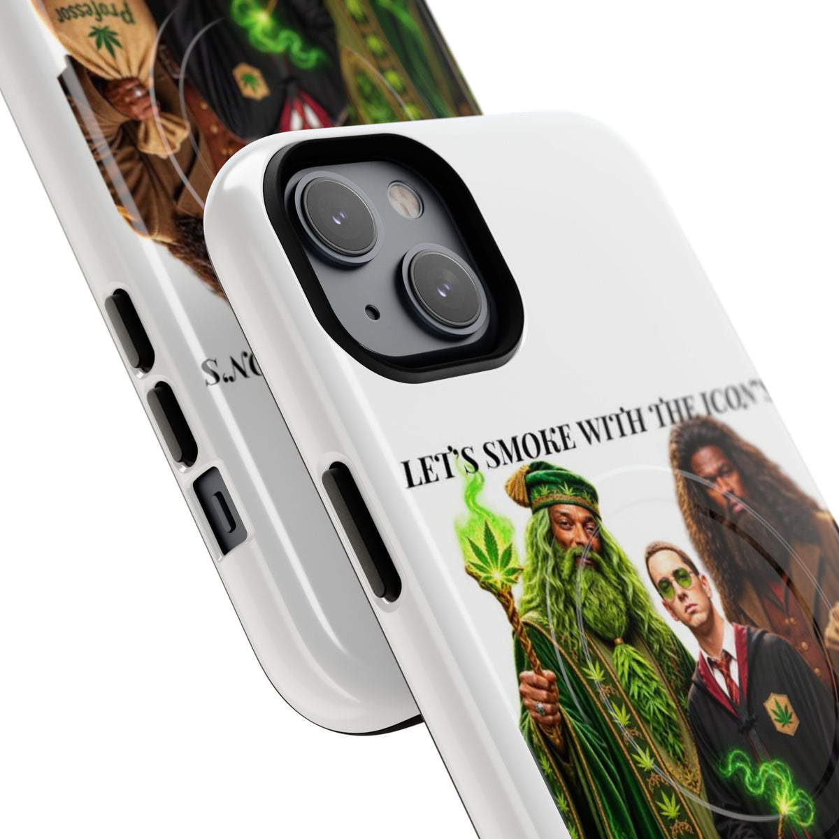 Phone Case — "Let's Smoke With The Icons" Wizard & Herbology Design