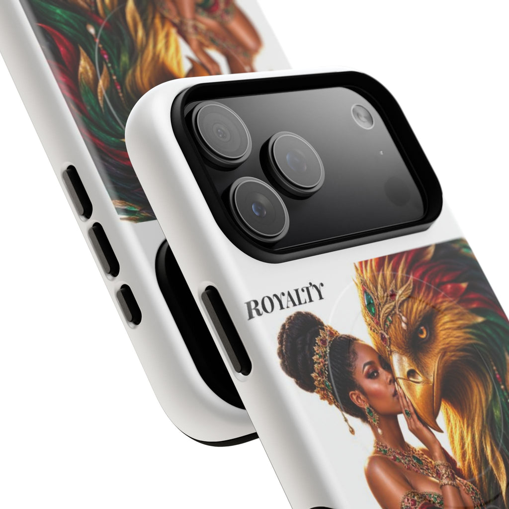 Royalty Phone Case — African Queen & Gryphon Art Tough Magnetic Case