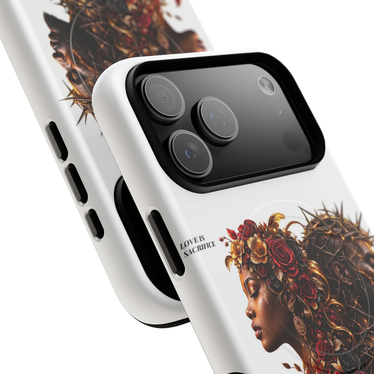 Phone Case — "Love Is Patient" Dual Portrait Magnetic Tough Case