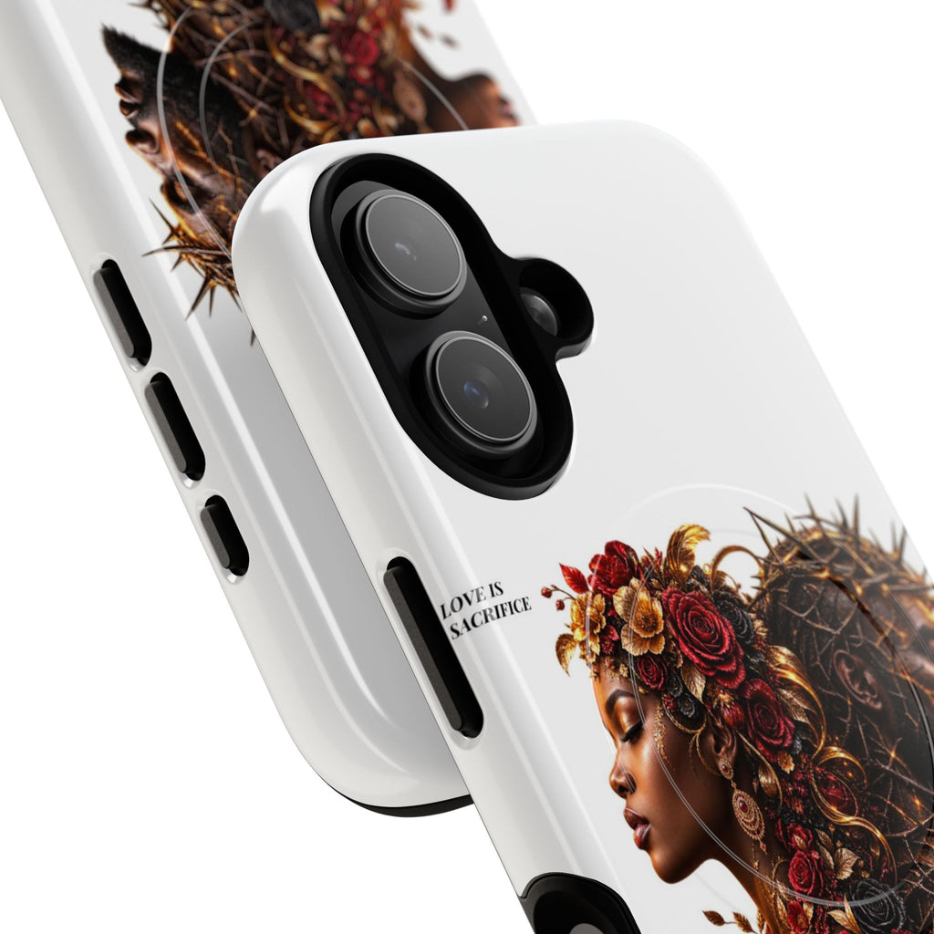 Phone Case — "Love Is Patient" Dual Portrait Magnetic Tough Case