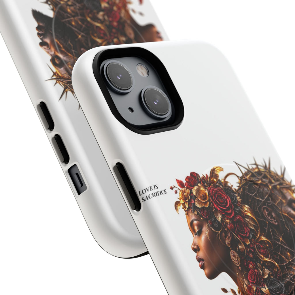 Phone Case — "Love Is Patient" Dual Portrait Magnetic Tough Case