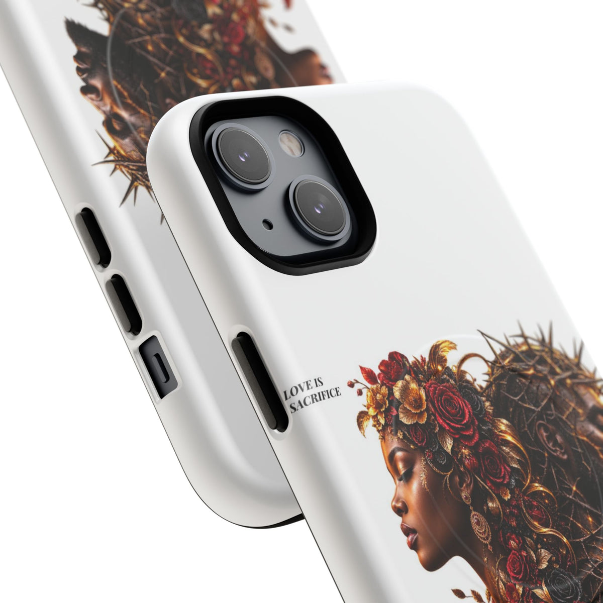 Phone Case — "Love Is Patient" Dual Portrait Magnetic Tough Case