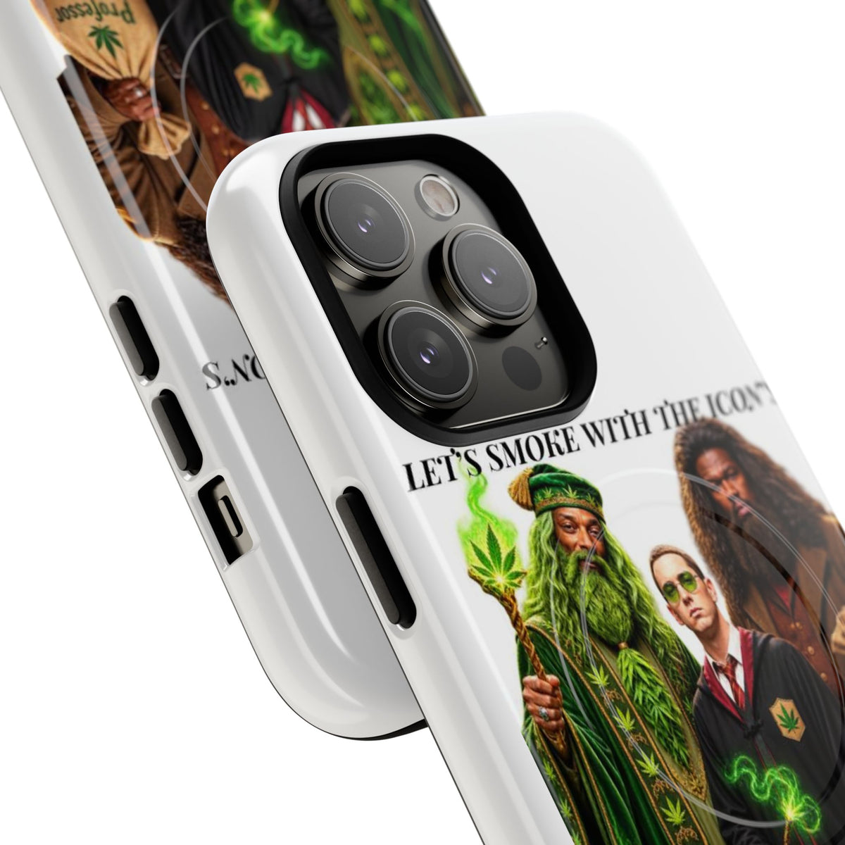 Phone Case — "Let's Smoke With The Icons" Wizard & Herbology Design