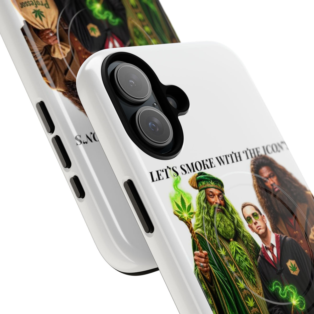 Phone Case — "Let's Smoke With The Icons" Wizard & Herbology Design