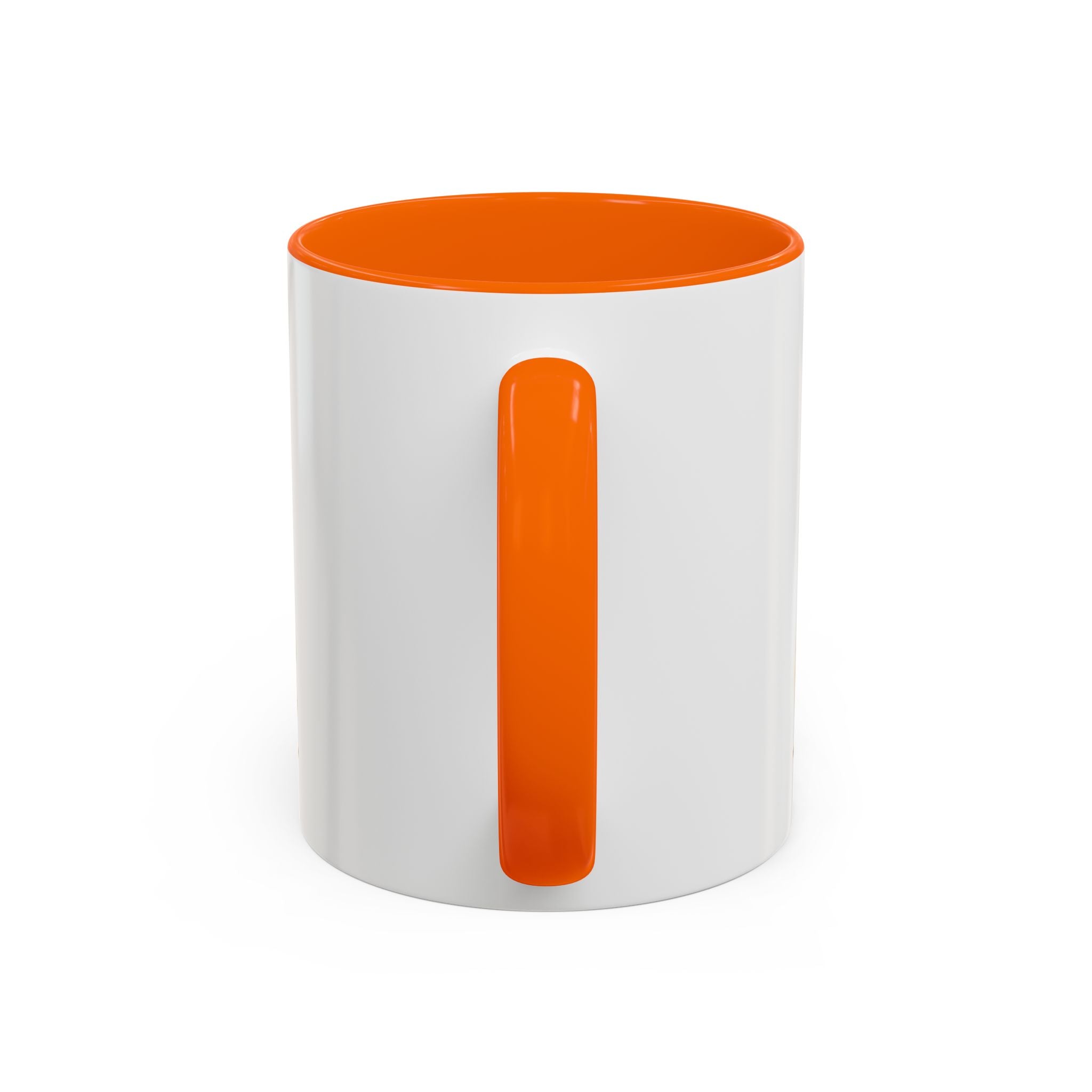 Branded Accent Coffee Mug — Elegant Mountain Logo 11/15oz