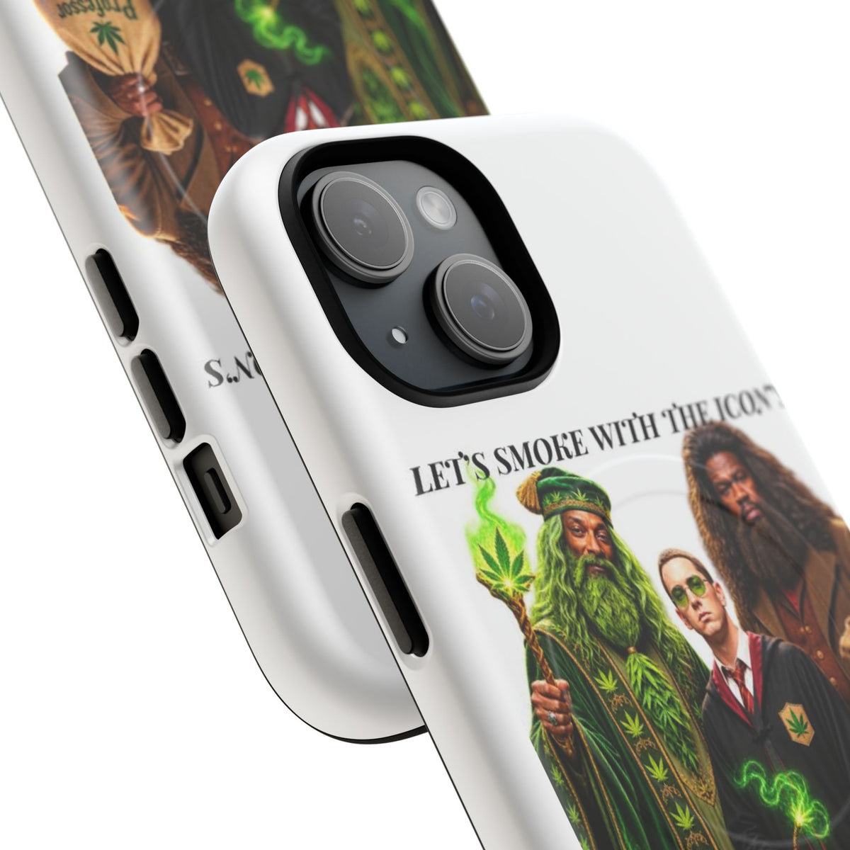 Phone Case — "Let's Smoke With The Icons" Wizard & Herbology Design