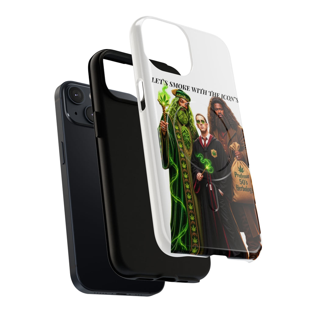 Phone Case — "Let's Smoke With The Icons" Wizard & Herbology Design