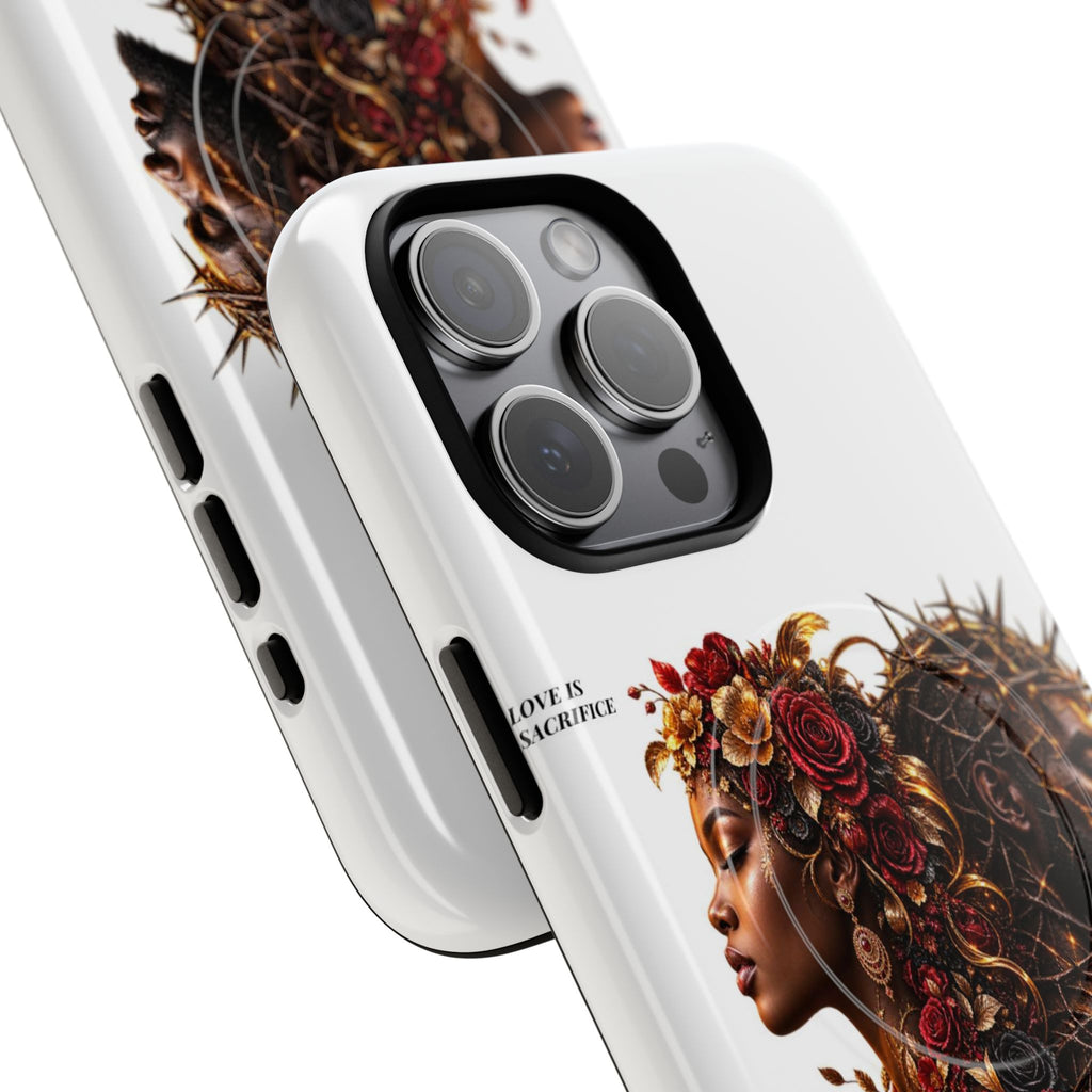 Phone Case — "Love Is Patient" Dual Portrait Magnetic Tough Case