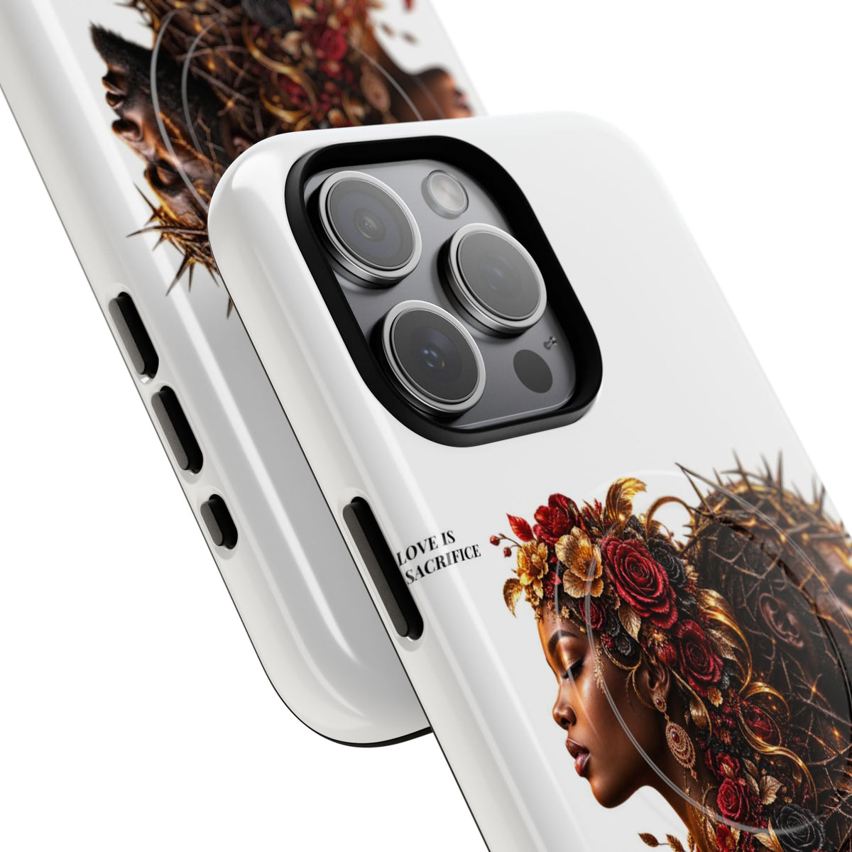 Phone Case — "Love Is Patient" Dual Portrait Magnetic Tough Case