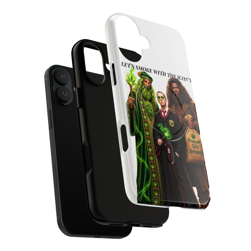 Phone Case — "Let's Smoke With The Icons" Wizard & Herbology Design