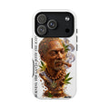 Rasta Icon Tough Magnetic Phone Case — 'Blazin' the Crazy' Smoky Portrait
