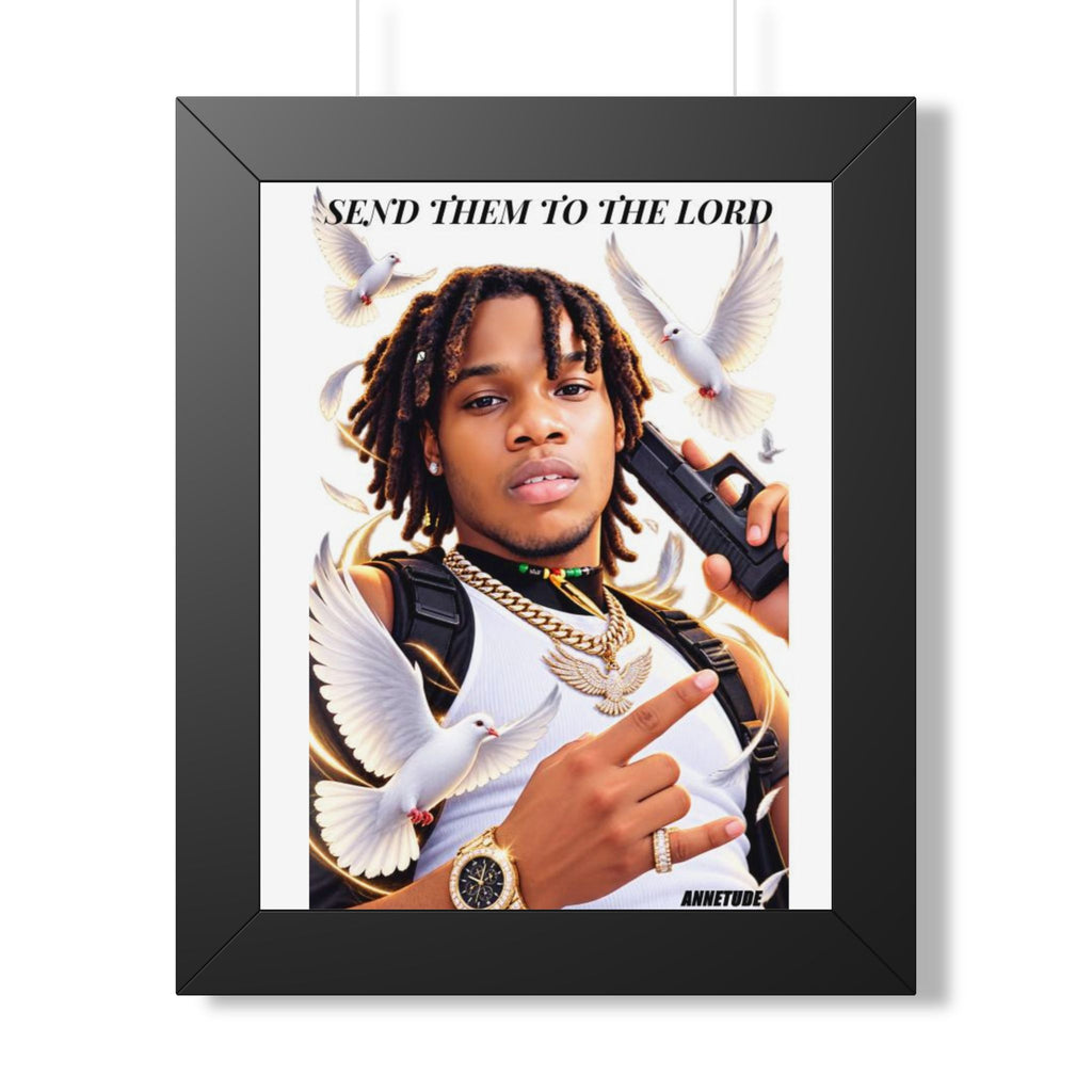 Framed Poster — "Send Them to the Lord" Memorial Art Print