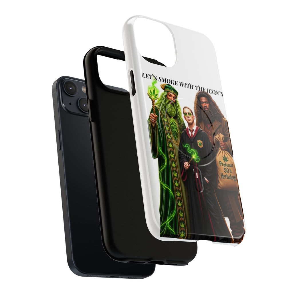 Phone Case — "Let's Smoke With The Icons" Wizard & Herbology Design