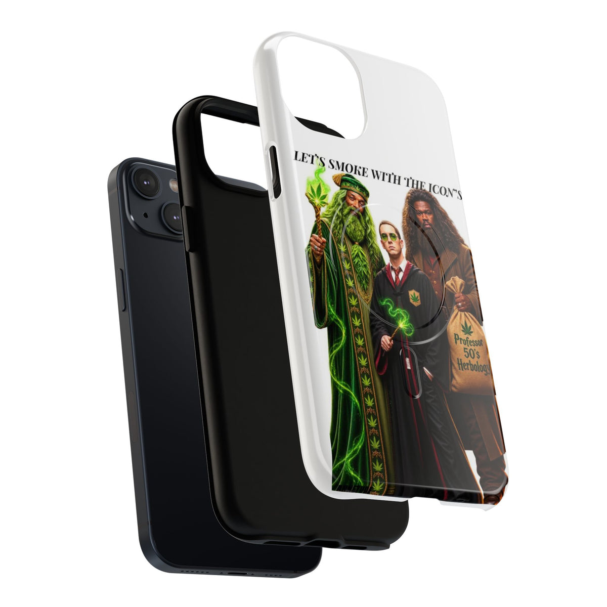 Phone Case — "Let's Smoke With The Icons" Wizard & Herbology Design