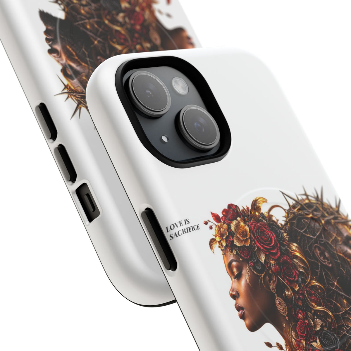 Phone Case — "Love Is Patient" Dual Portrait Magnetic Tough Case