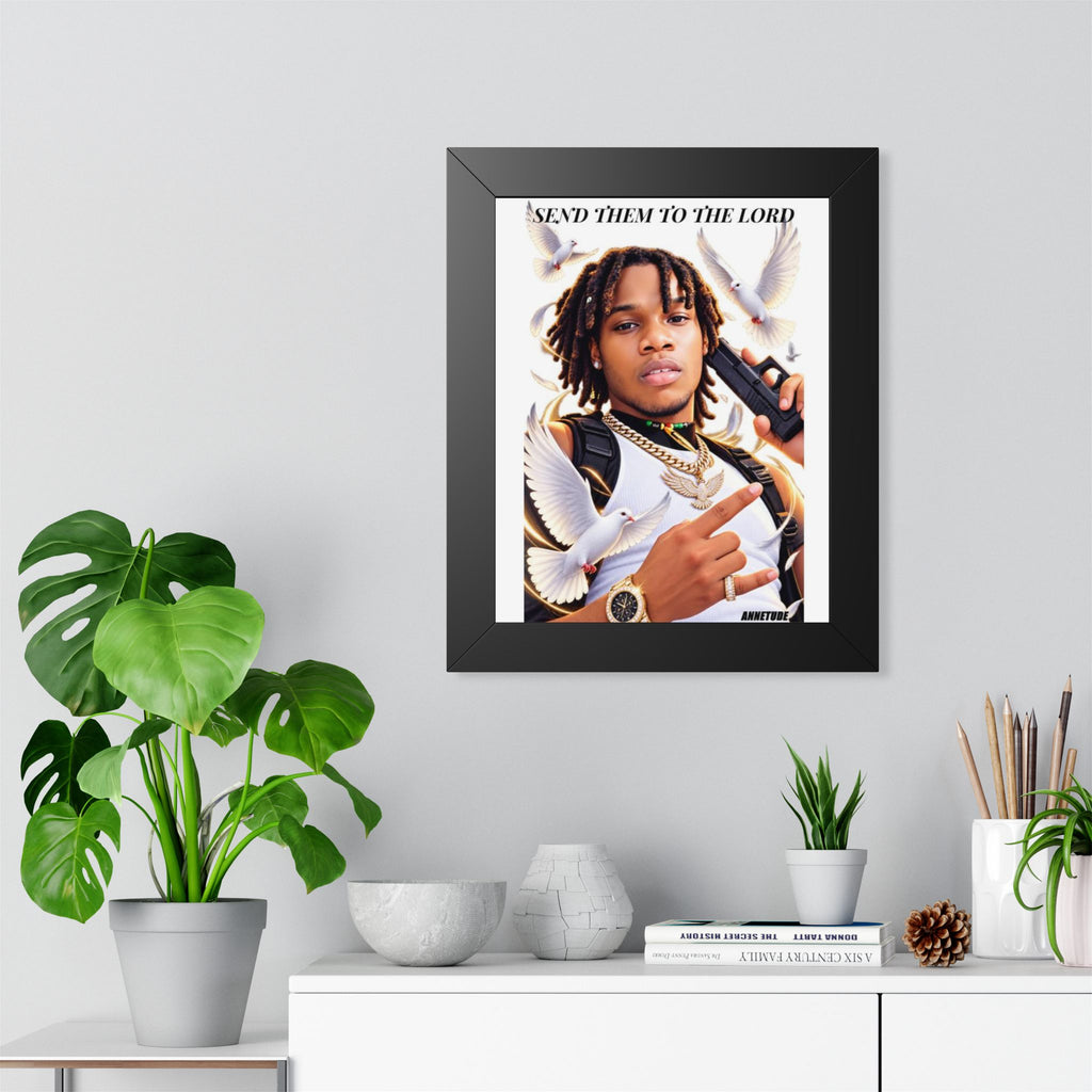 Framed Poster — "Send Them to the Lord" Memorial Art Print