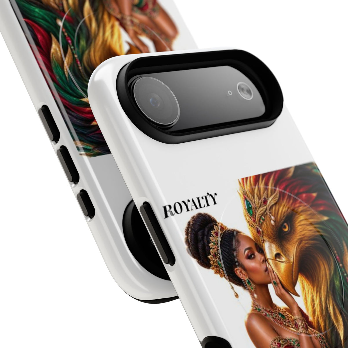 Royalty Phone Case — African Queen & Gryphon Art Tough Magnetic Case