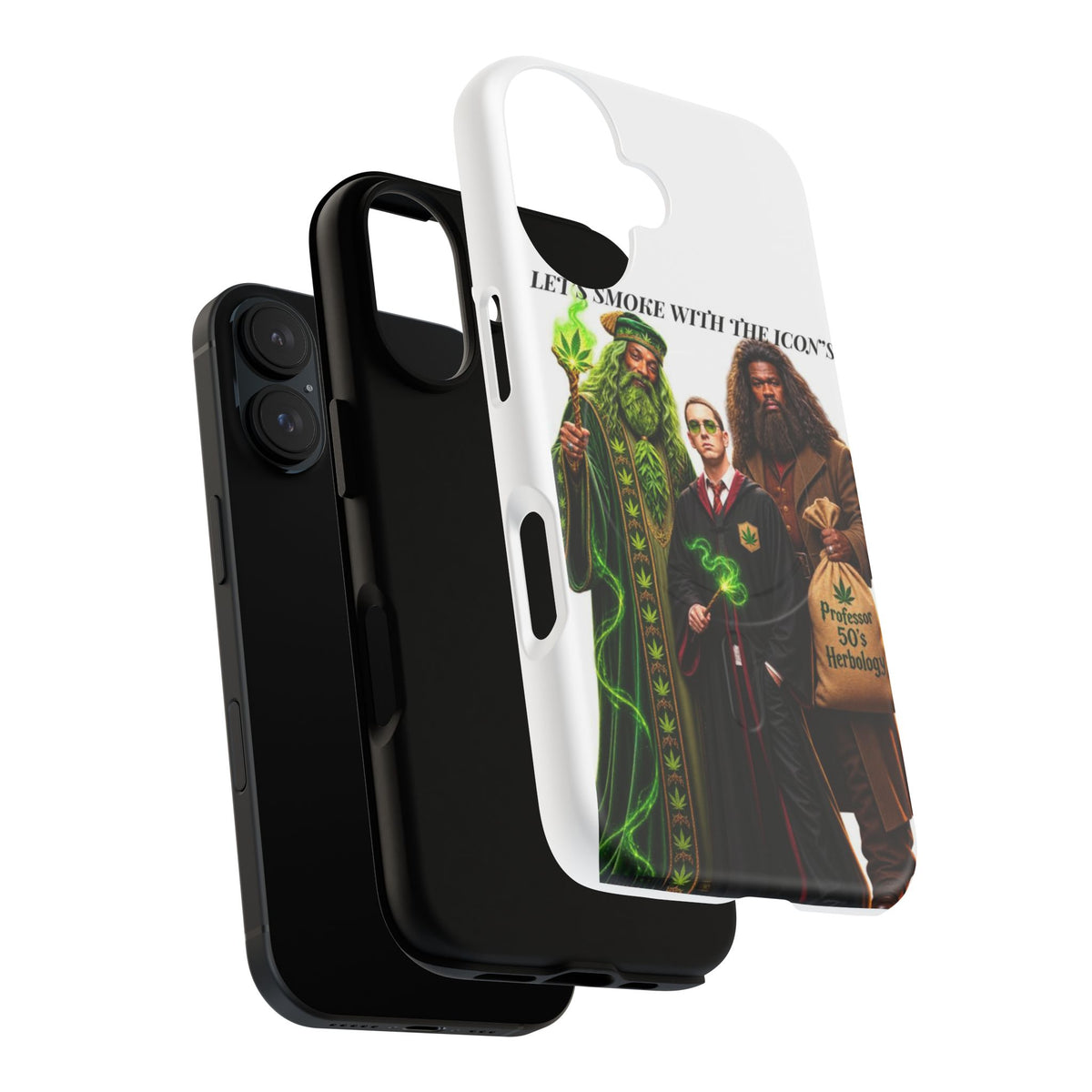 Phone Case — "Let's Smoke With The Icons" Wizard & Herbology Design