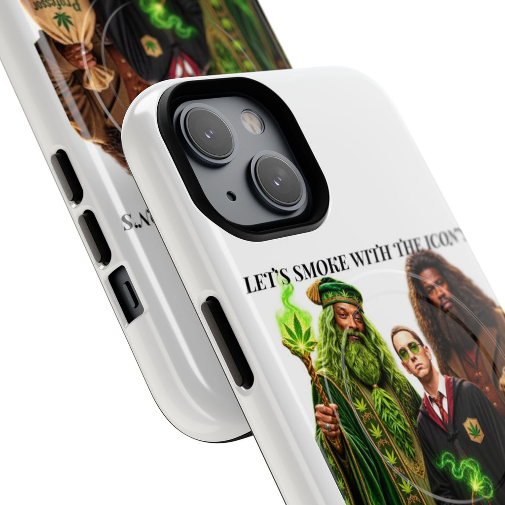 Phone Case — "Let's Smoke With The Icons" Wizard & Herbology Design