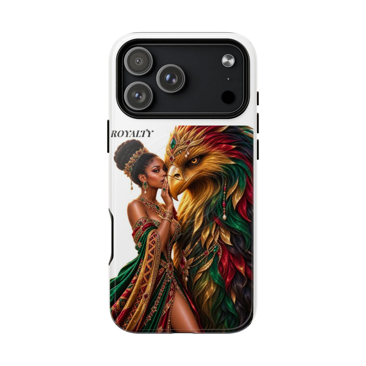 Royalty Phone Case — African Queen & Gryphon Art Tough Magnetic Case