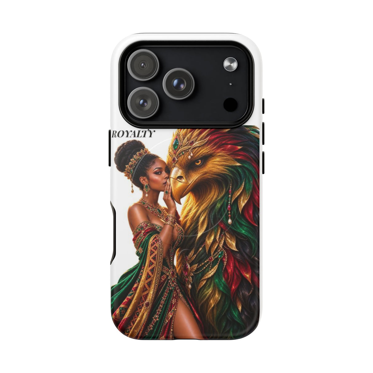 Royalty Phone Case — African Queen & Gryphon Art Tough Magnetic Case