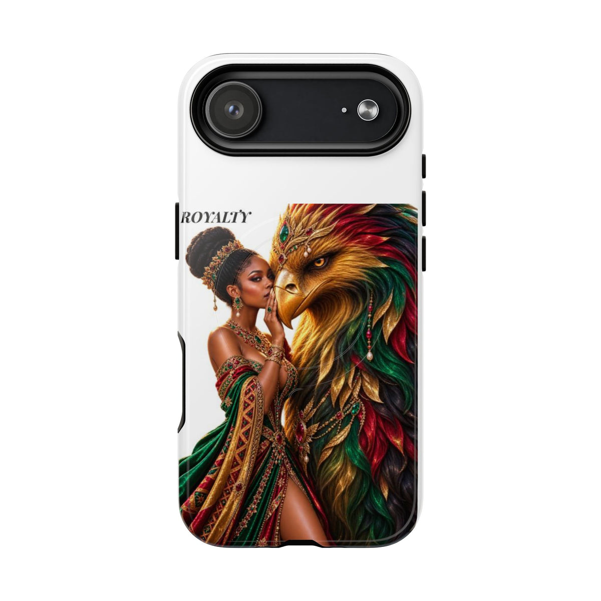 Royalty Phone Case — African Queen & Gryphon Art Tough Magnetic Case