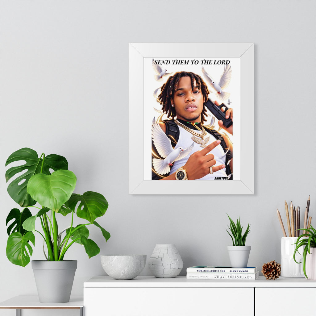Framed Poster — "Send Them to the Lord" Memorial Art Print