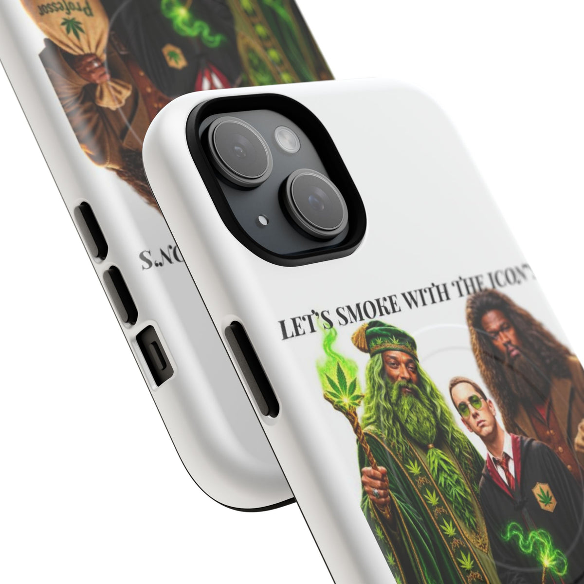 Phone Case — "Let's Smoke With The Icons" Wizard & Herbology Design