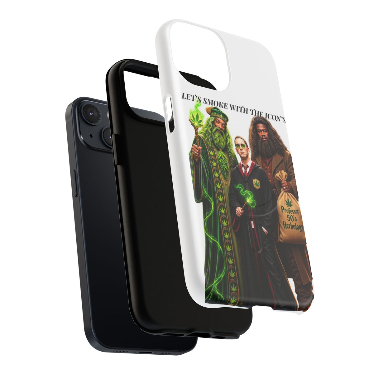 Phone Case — "Let's Smoke With The Icons" Wizard & Herbology Design