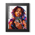 Framed Poster — 'Buffalo Soldier' Vibrant Portrait Wall Art