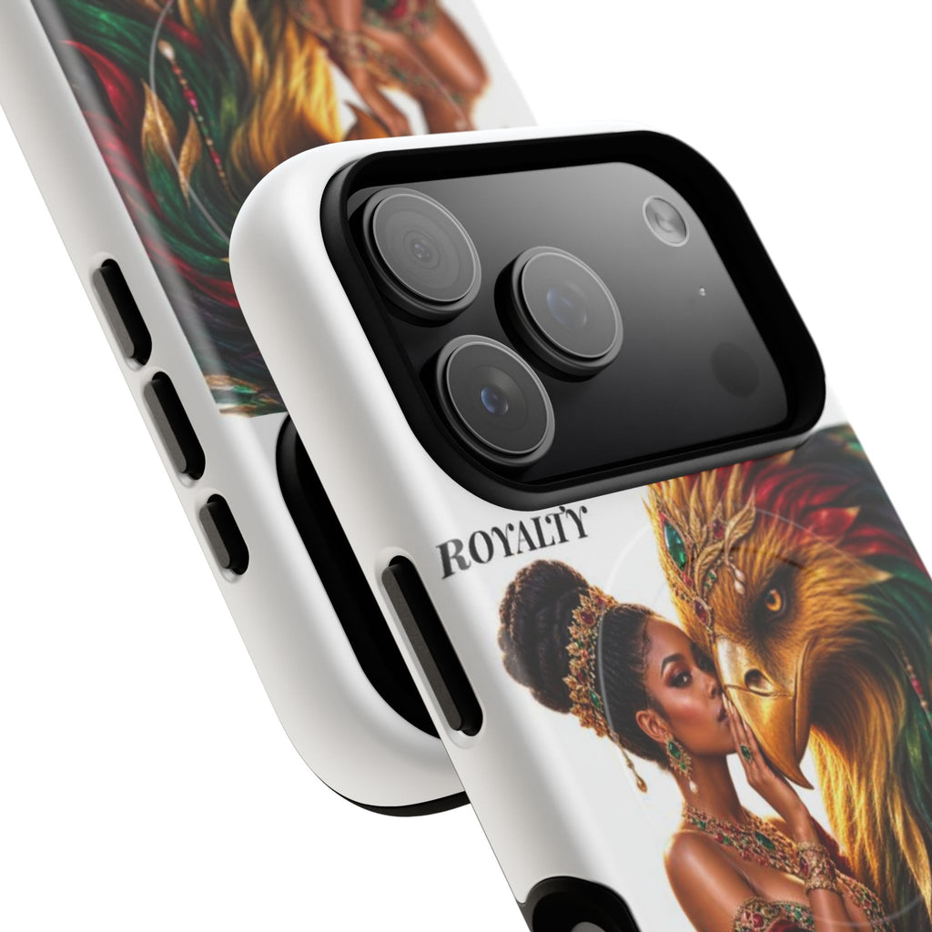 Royalty Phone Case — African Queen & Gryphon Art Tough Magnetic Case