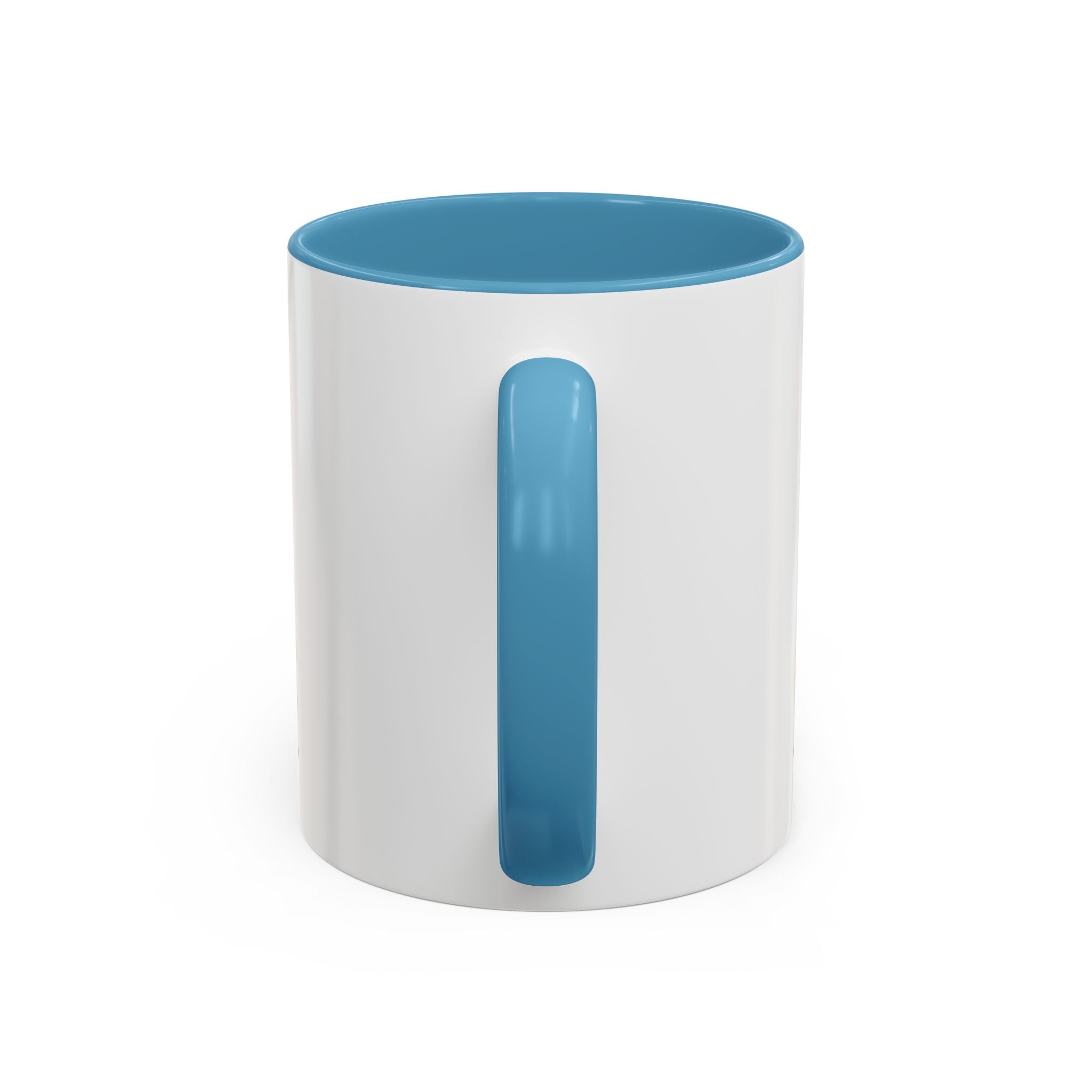 Branded Accent Coffee Mug — Elegant Mountain Logo 11/15oz
