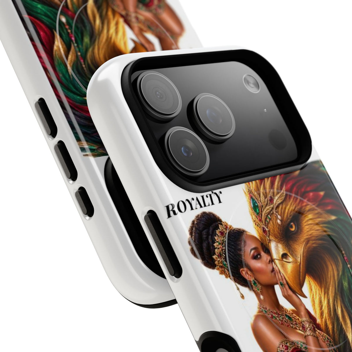 Royalty Phone Case — African Queen & Gryphon Art Tough Magnetic Case
