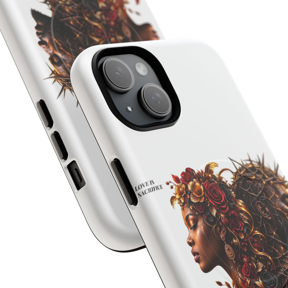 Phone Case — "Love Is Patient" Dual Portrait Magnetic Tough Case