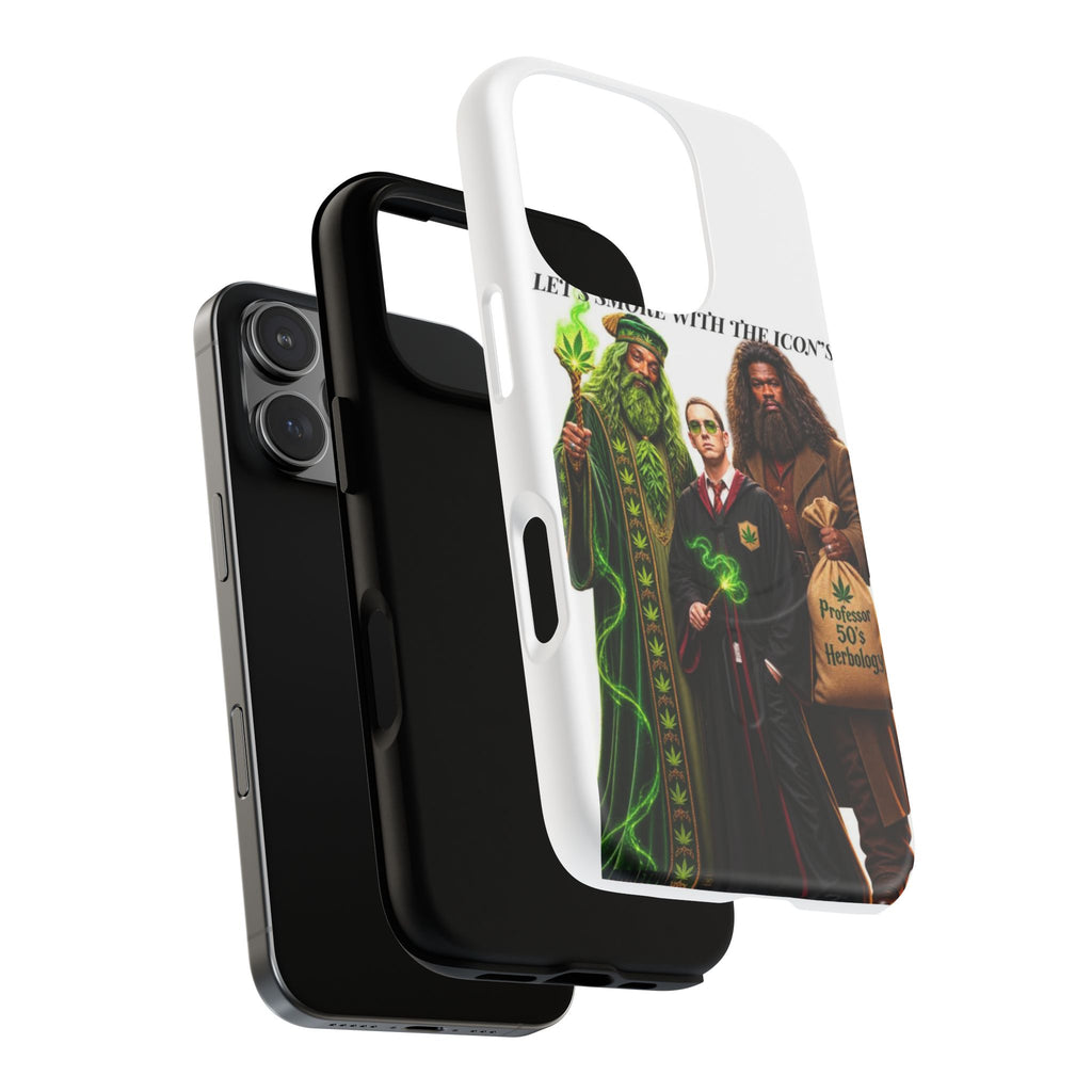 Phone Case — "Let's Smoke With The Icons" Wizard & Herbology Design