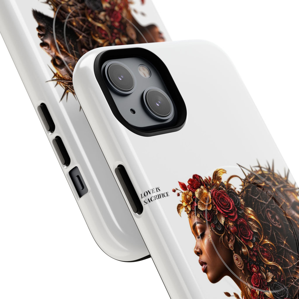 Phone Case — "Love Is Patient" Dual Portrait Magnetic Tough Case