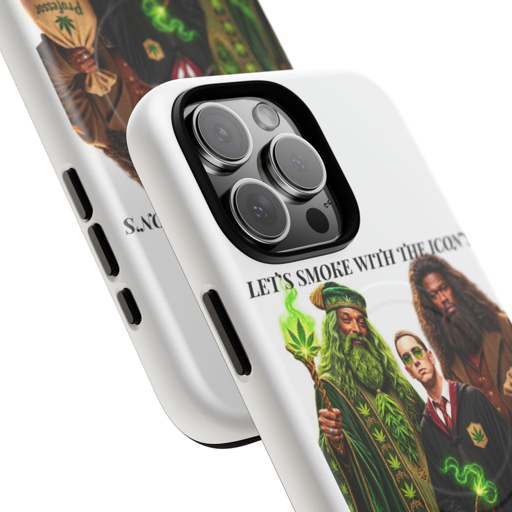 Phone Case — "Let's Smoke With The Icons" Wizard & Herbology Design