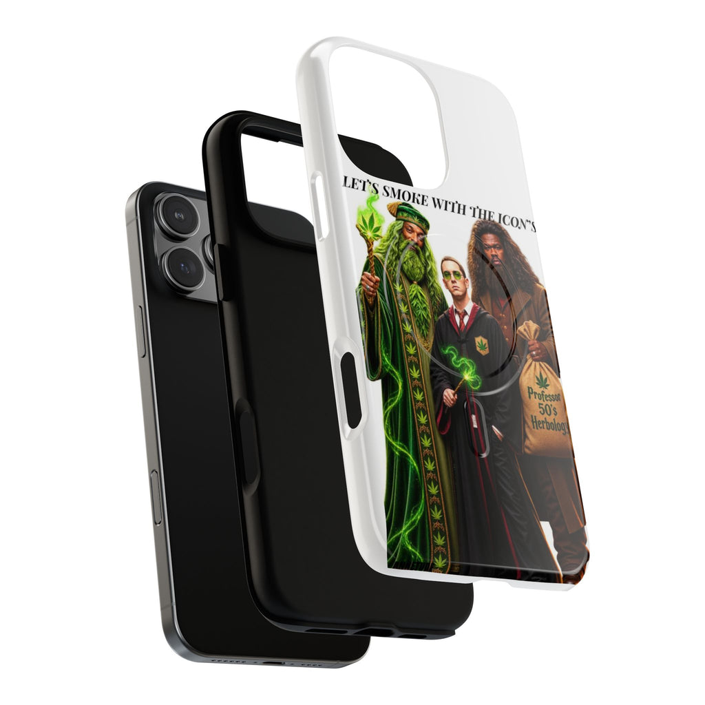 Phone Case — "Let's Smoke With The Icons" Wizard & Herbology Design