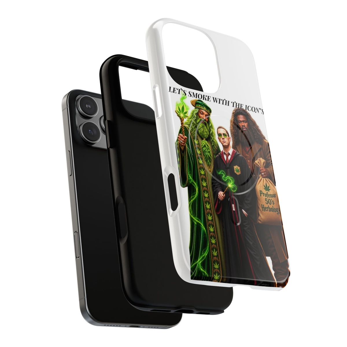 Phone Case — "Let's Smoke With The Icons" Wizard & Herbology Design