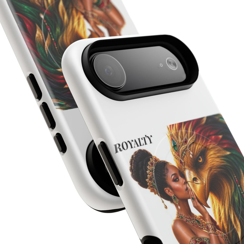 Royalty Phone Case — African Queen & Gryphon Art Tough Magnetic Case
